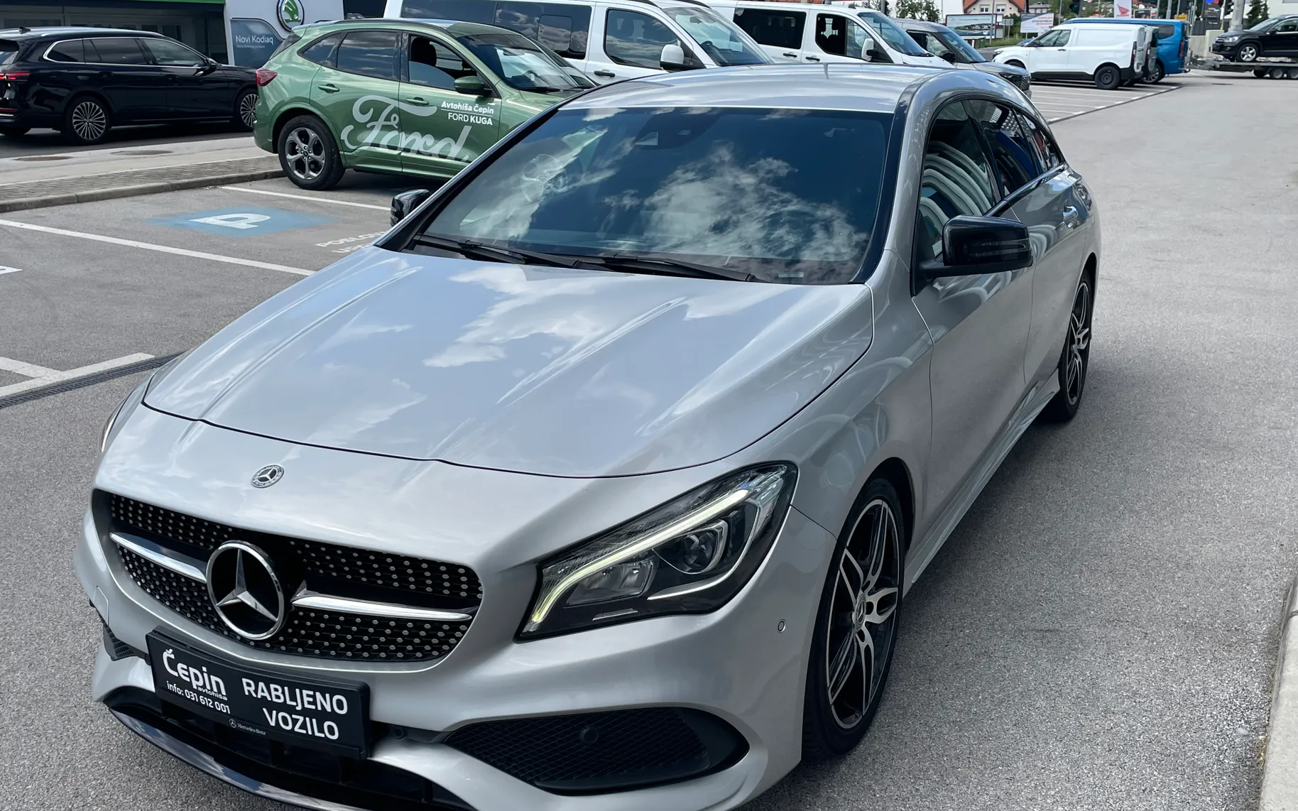 Zunanja slika - Mercedes-Benz CLA Shooting Brake - 220d-AUT-AMG-LINE-LED-NAVI-NIGHT-PACK-TOP - 3
