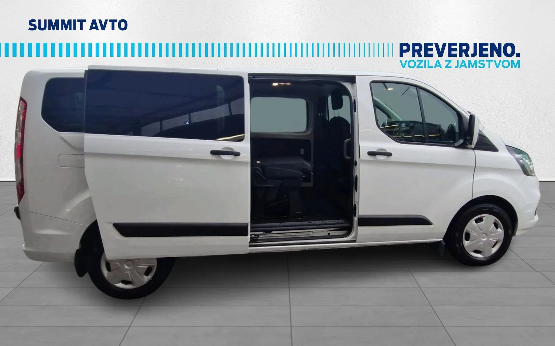 Zunanja slika - Ford Transit Custom - KOMBI TREND 2.0 TDCi 110 kW L2H1 7+1-SLO-2XKLIMA - 13