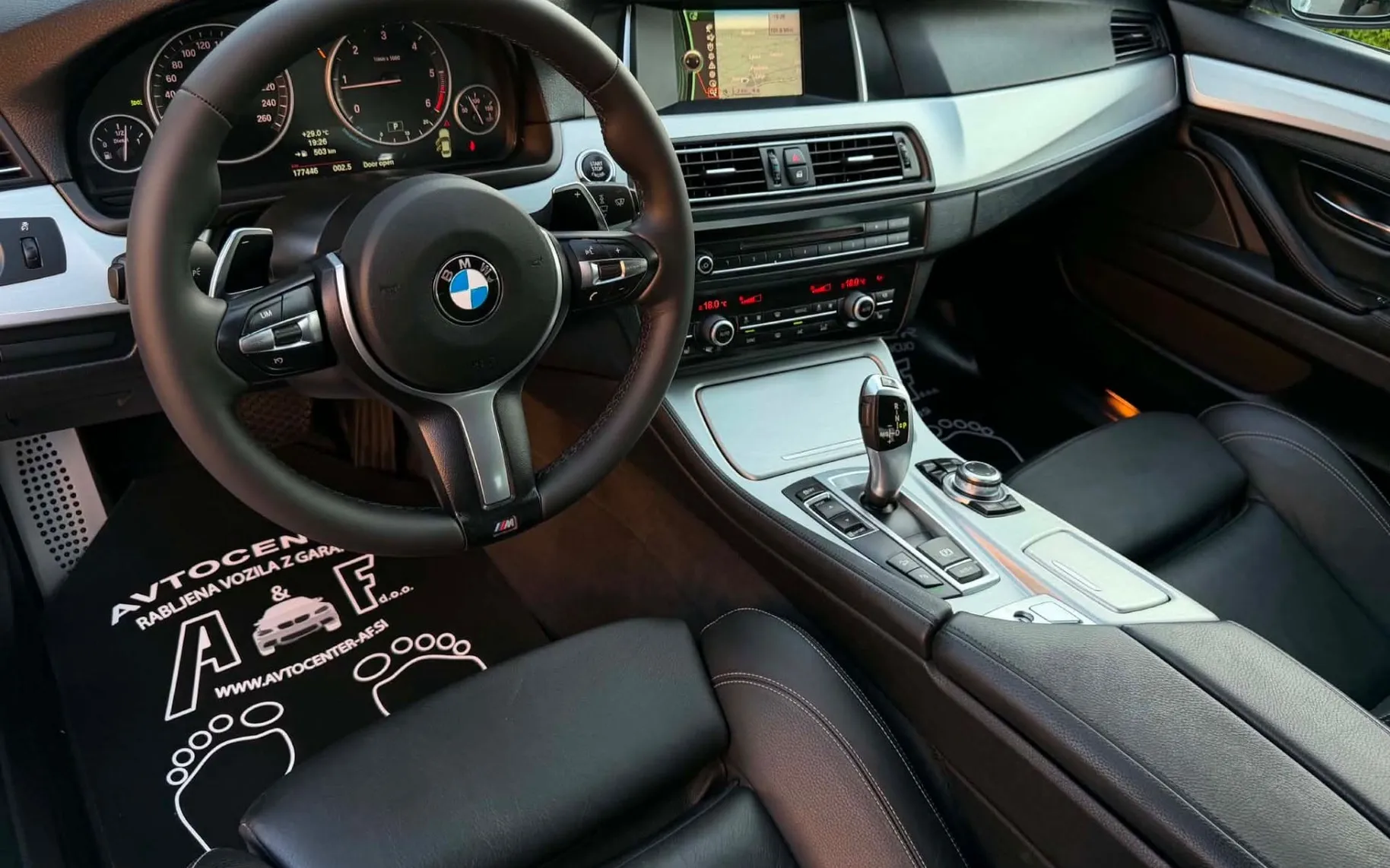 Notranja slika - BMW serija 5: - 520XD-4X4-AUT-177.000km-M PAKET-LIZING ZA TUJCE- - 8