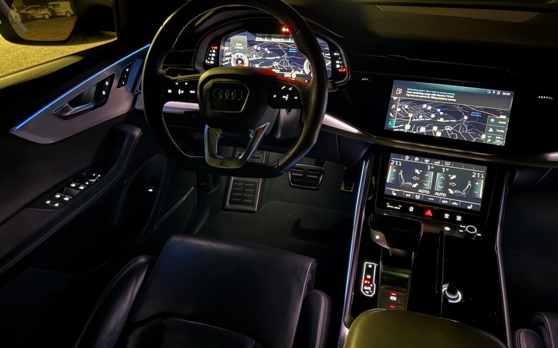 Zunanja slika - Audi Q8 - 50 TDI Quattro 3xS-LiNE HD MATRIX ACC 360KAM ALU22 - 20