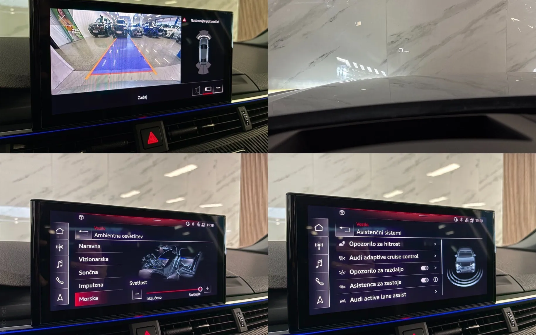 Notranja slika - Audi A4 - 3.0 TDI |Q|Matrix|Kamera|ACC|HUD|Gretje|Virtual| - 12