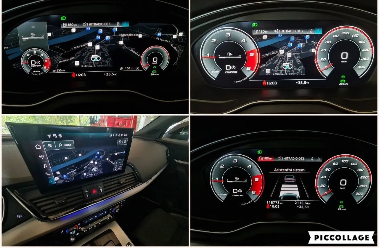 Notranja slika - Audi Q5 - quattro 40 TDI S line•Zračno•Matrix•Pano•Webasto - 17