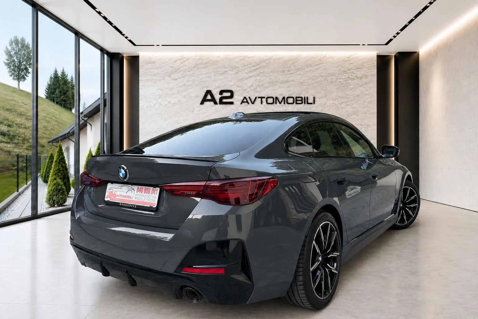 Zunanja slika - BMW serija 4 Gran Coupe: - 420xd M-PRO -LASER-HEAD UP-KEY LESS-ACC-... - 3