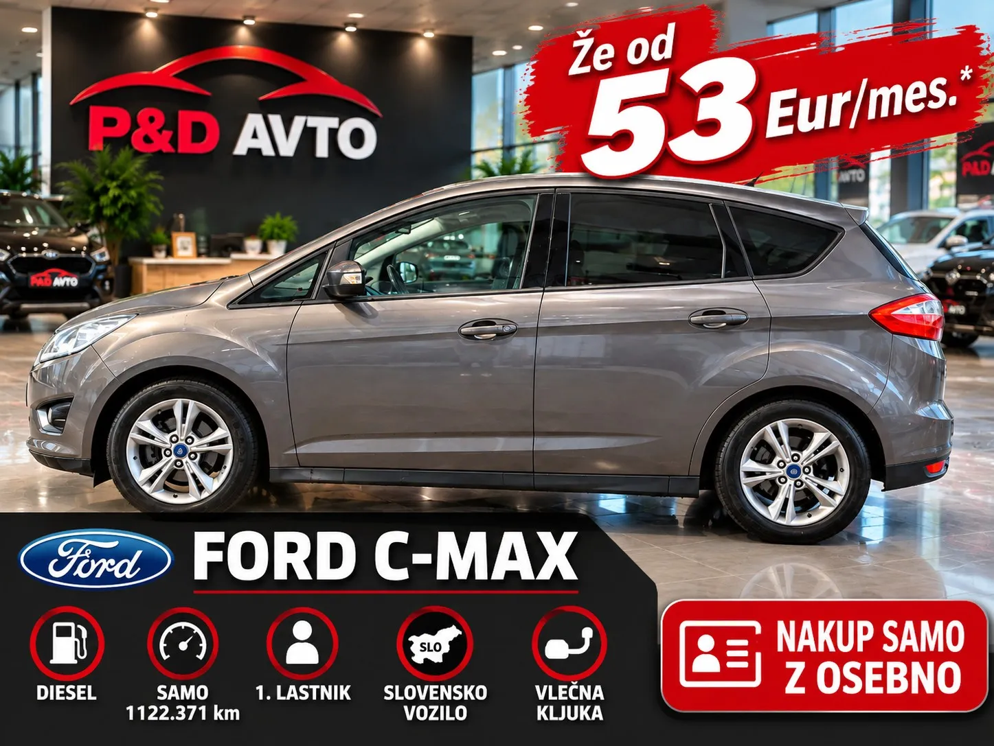 Zunanja slika - Ford C-MAX - 1,6 TDCi Trend Edition - 1