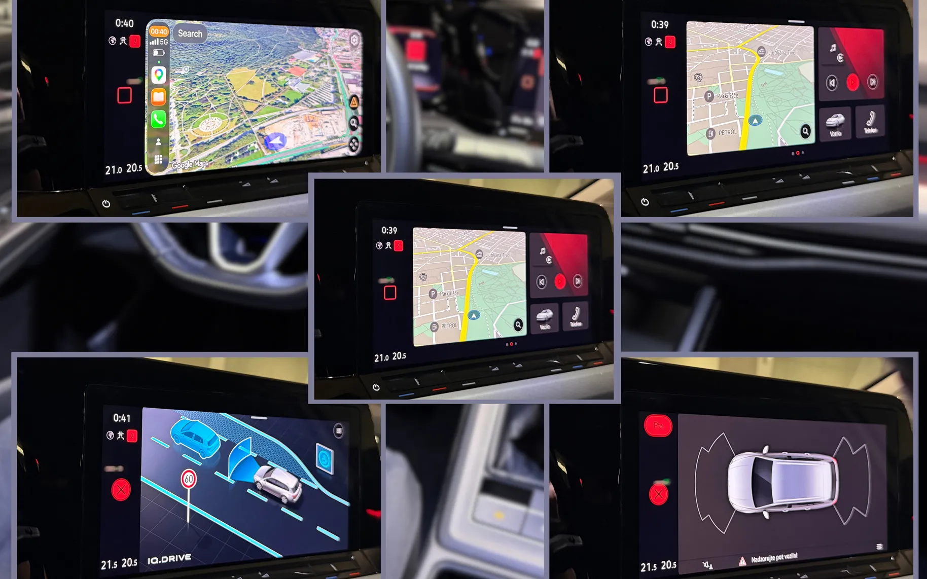 Notranja slika - Volkswagen Golf - Volkswagen  Variant 2.0 TDI VIRTUAL ACC AMBIENT LANE KEYLESS - 13