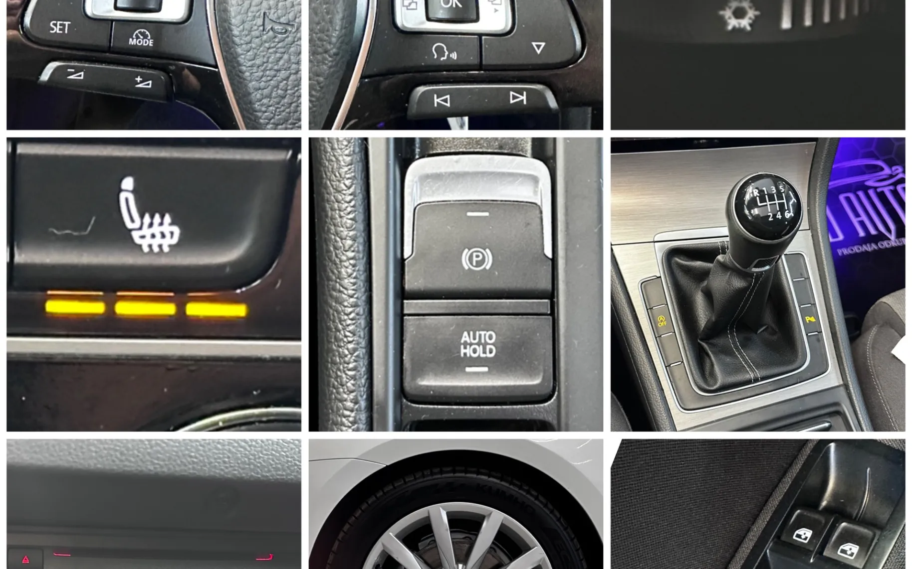 Notranja slika - VW Golf - 2.0 TDI R LINE+PANORAMA+LED+NAVI+GRETJE SEDEZEV - 11