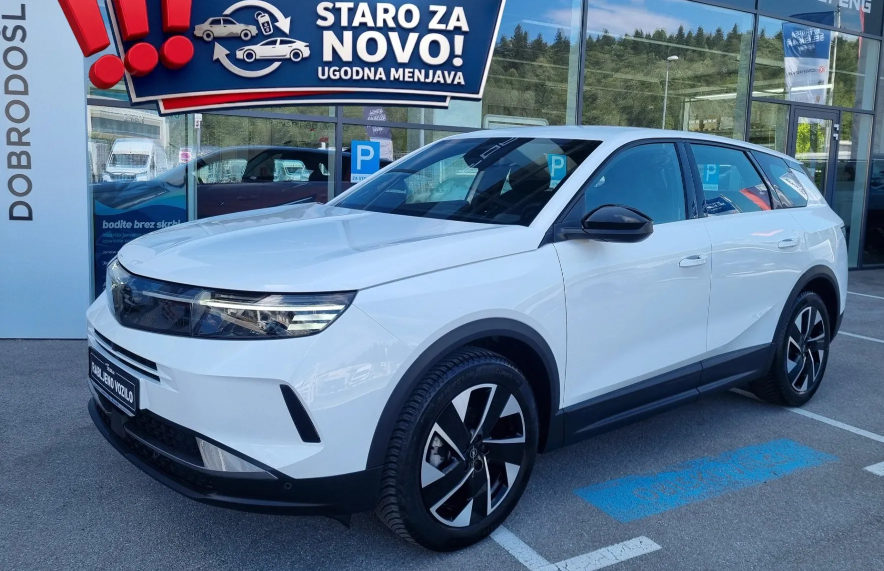 Zunanja slika - Opel Grandland - 1.2 MHEV Avtomatik - SAMO 28.780km - TOP OPREMA - 1