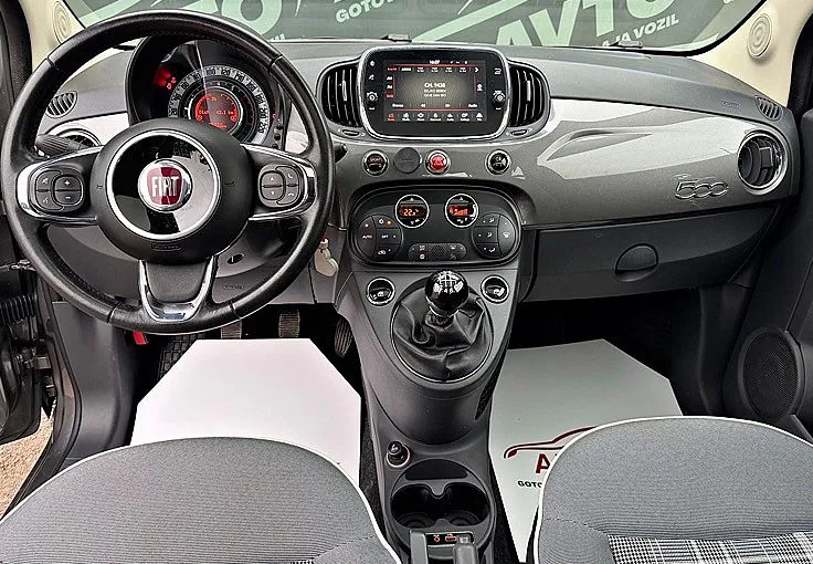 Zunanja slika - Fiat 500 - 0.9 8V TURBO+77KW+6PRESTAV+LED+ALU+DAB+BREZ POLOGA - 9