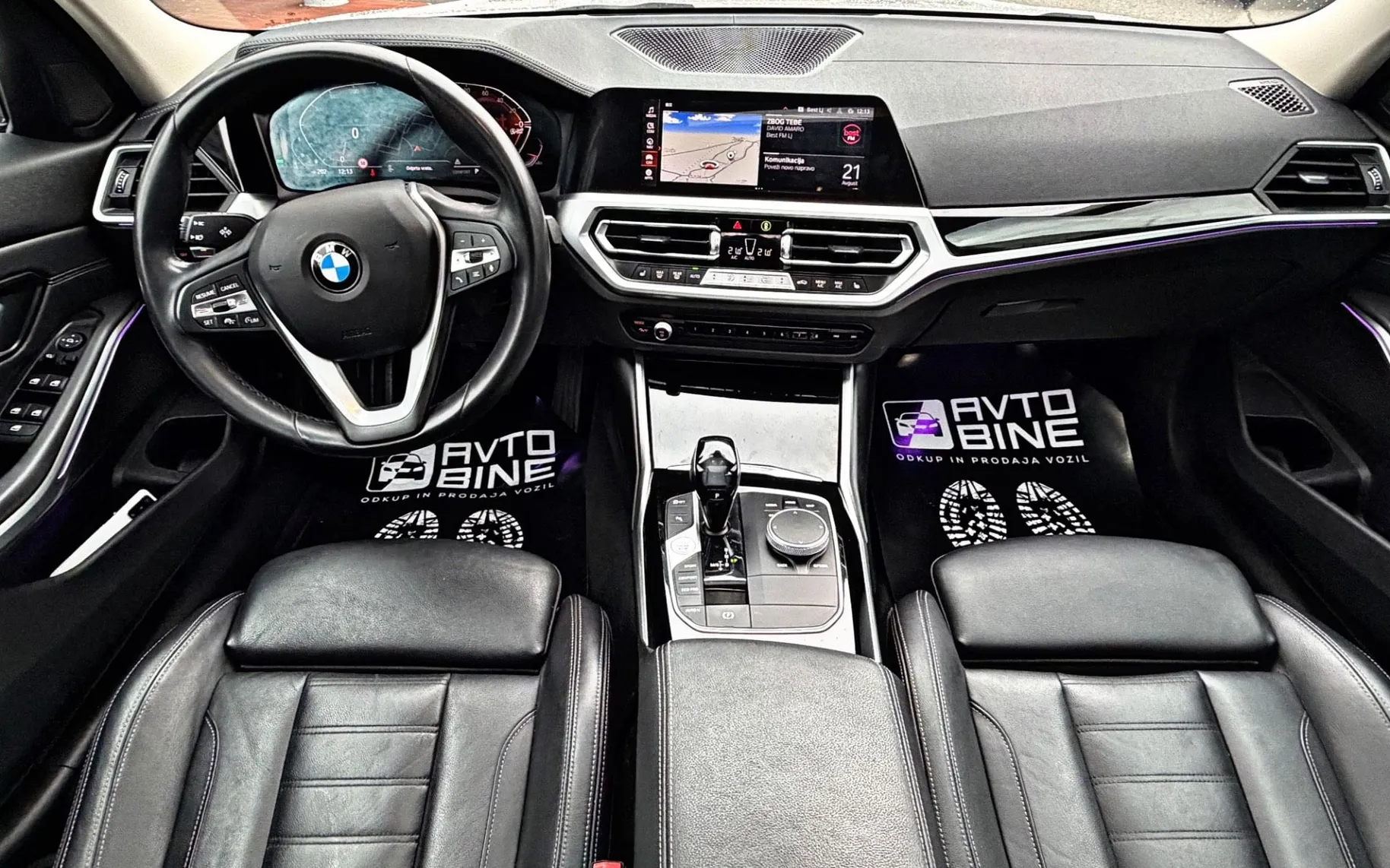 Notranja slika - BMW serija 3: - 320d Sport Line Avt. - 10