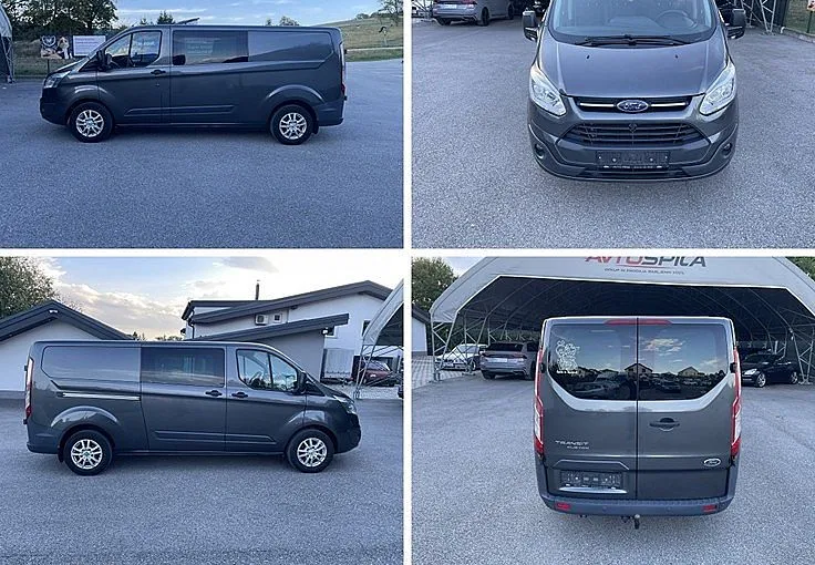 Zunanja slika - Ford Transit Custom - Tourneo Custom  2.2 TDCi Trend-6 SEDEŽEV-PODALJŠAN - 9