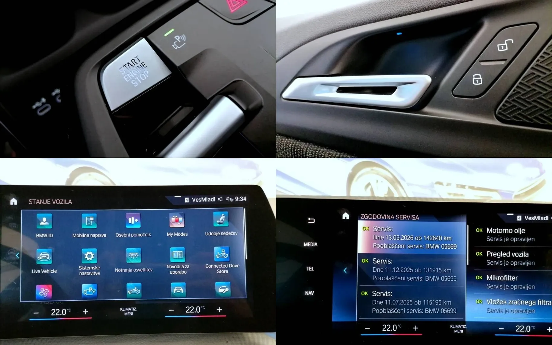 Notranja slika - BMW serija 2 Active Tourer: - 218d Active Tourer Avt. FULL LED NAVI KAMERA TOP - 11