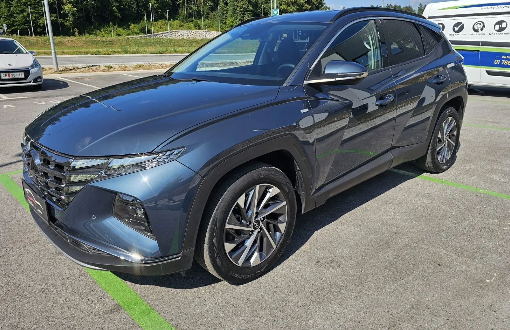 Zunanja slika - Hyundai Tucson - 1.6 T GDI MHEV Premium DCT|FuLED|Kamera|Witrual|Na - 1