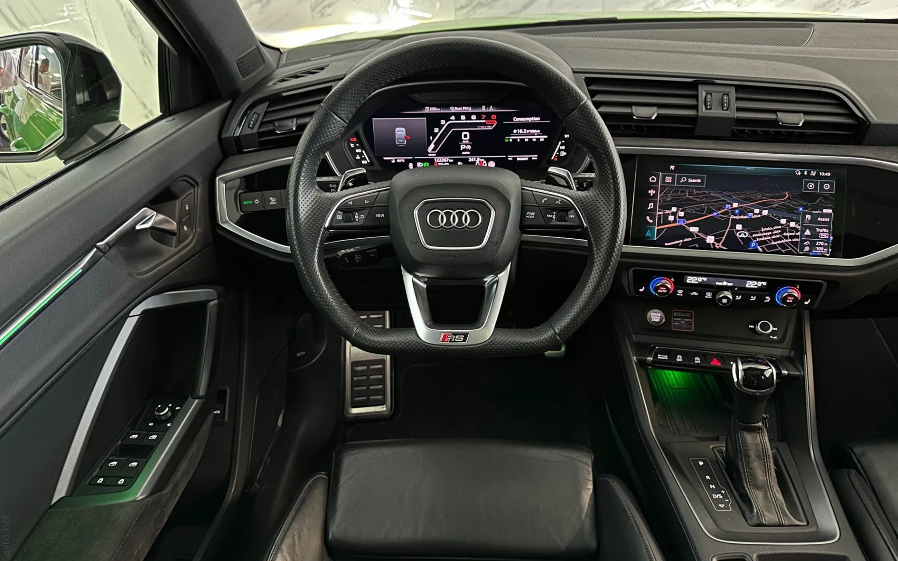 Notranja slika - Audi RS Q3 Sportback - 2.5 TFSI |Quattro|360K|ACC|Pano|BO|Memory|Gretje|. - 10