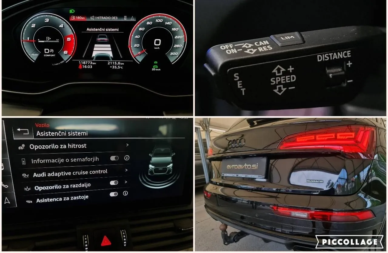 Notranja slika - Audi Q5 - quattro 40 TDI S line•Zračno•Matrix•Pano•Webasto - 15