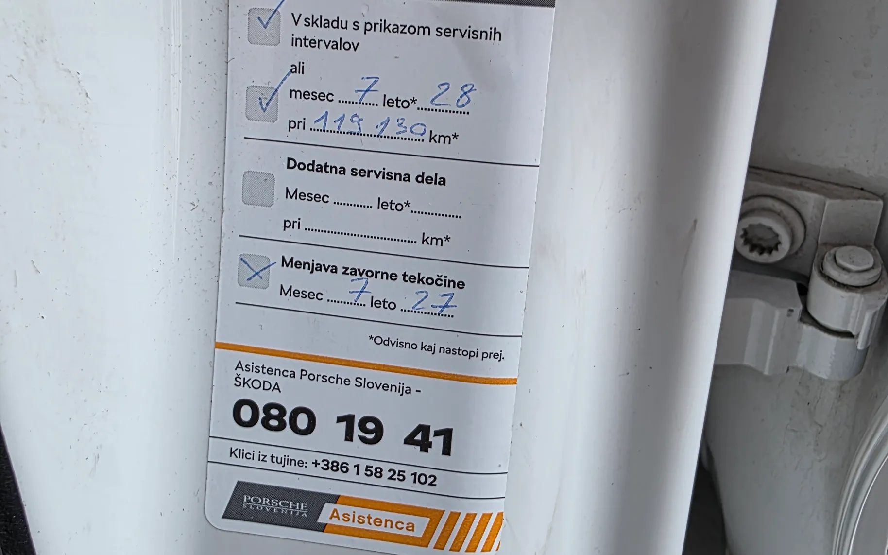 Servisna knjižica - Škoda Octavia - Combi 1,5 TSI ACT Style - 15