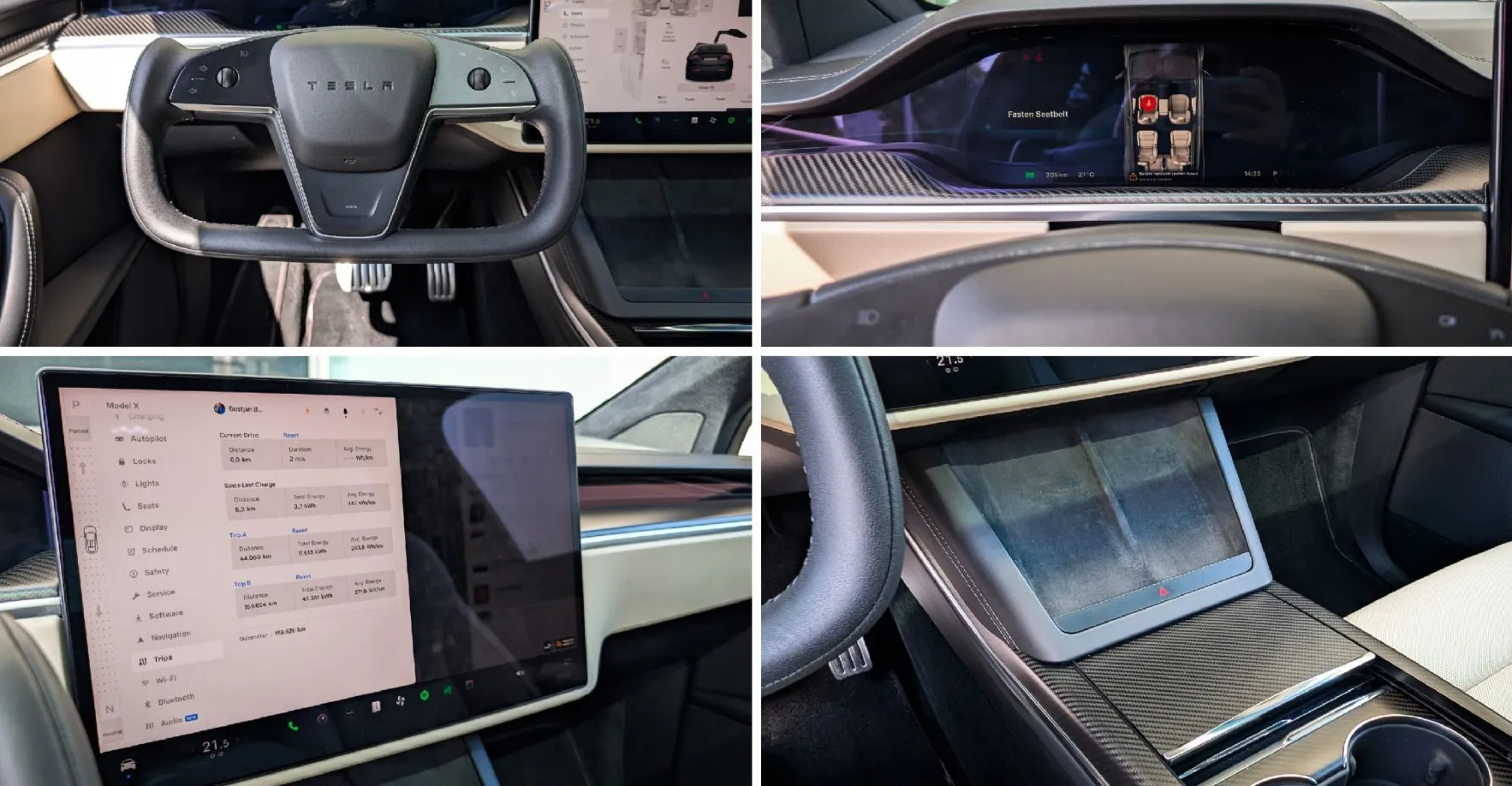 Zunanja slika - Tesla Model X - Plaid All-Wheel Drive Yoke Avtopilot kljuka - 11