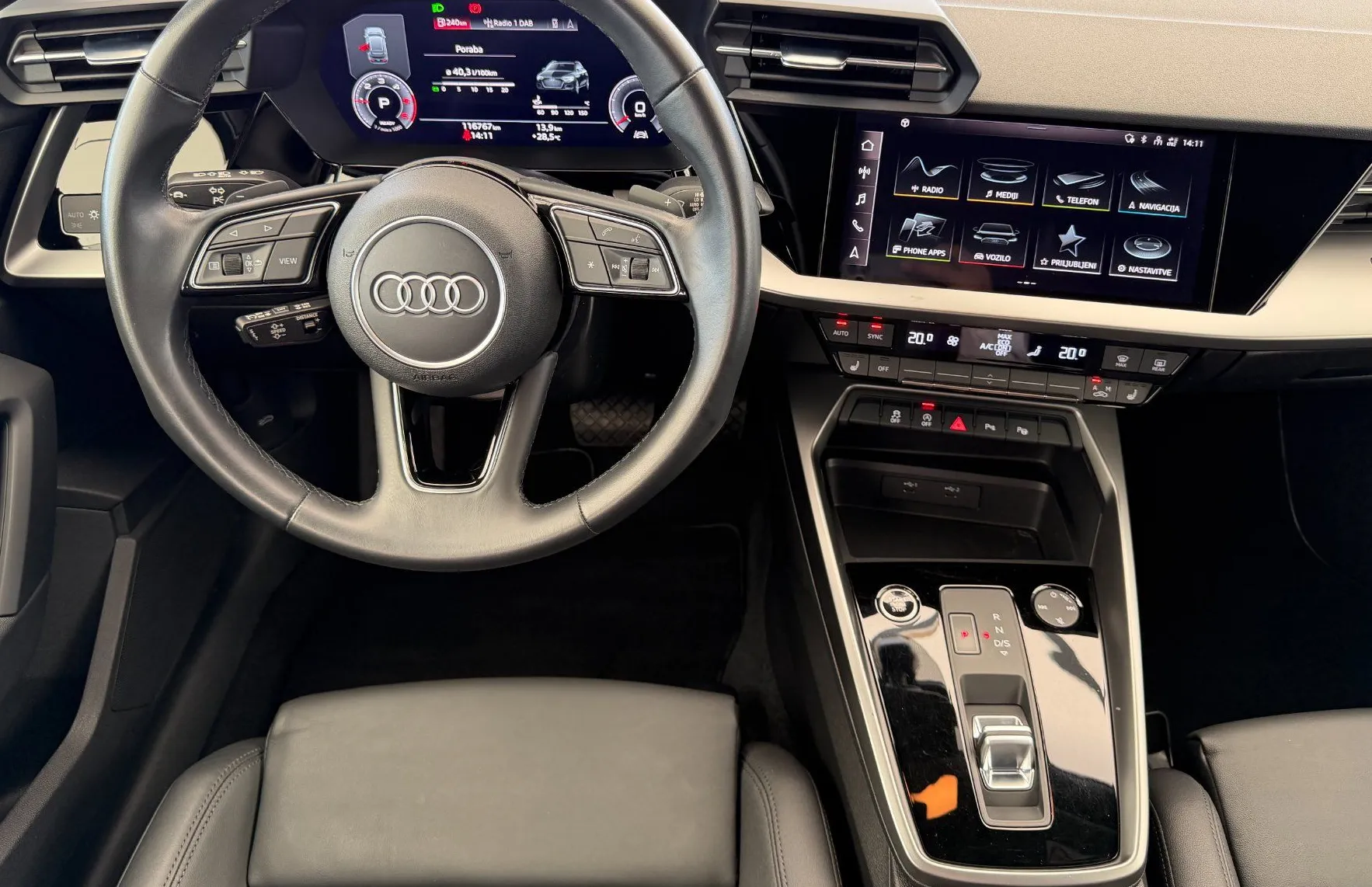 Zunanja slika - Audi A3 - 35 TDI Sportback S line S tronic USNJE-LED - 7