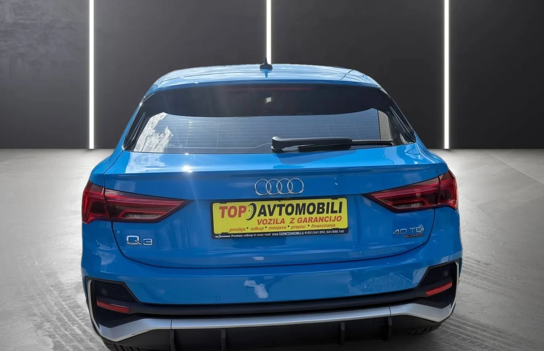 Zunanja slika - Audi Q3 - Sportback 40 TDI QUATTRO S LINE SPORT MATRIX NAVI PDC  KAM - 7