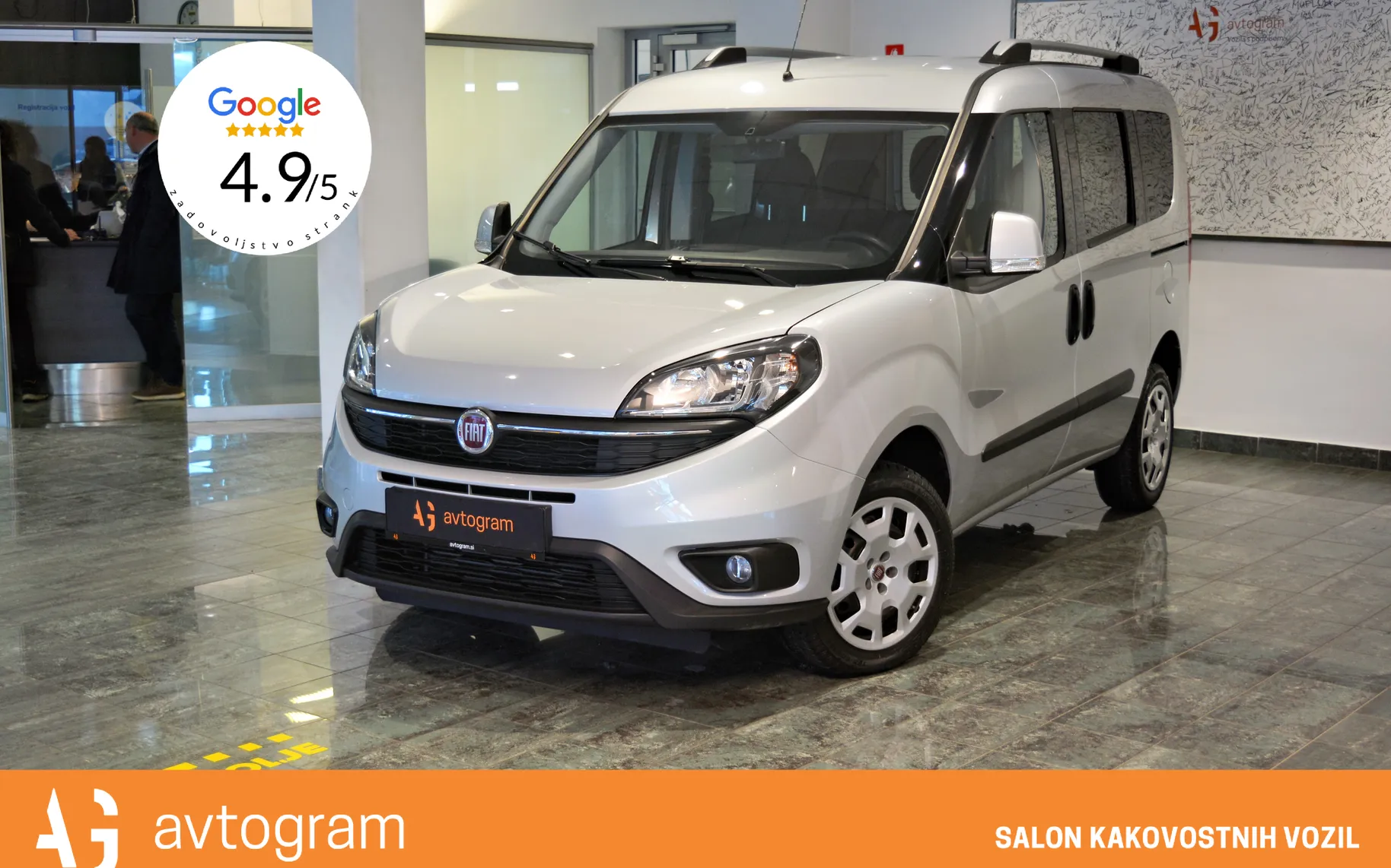 Zunanja slika - Fiat Doblo - 1.4 16v Easy PDC-KLJUKA-BLUETOOTH - 1
