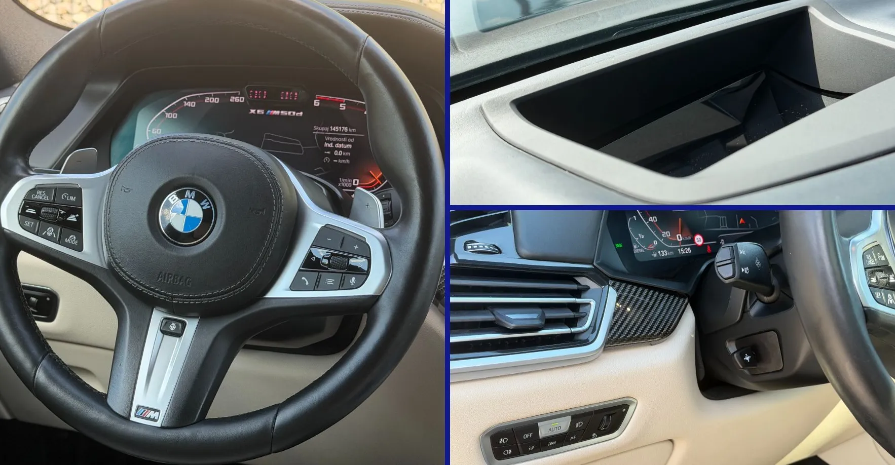Zunanja slika - BMW X6 - serija :  xDrive M50d|1.Last|Slo|Laser|HUD|Pano|Kljuka - 12