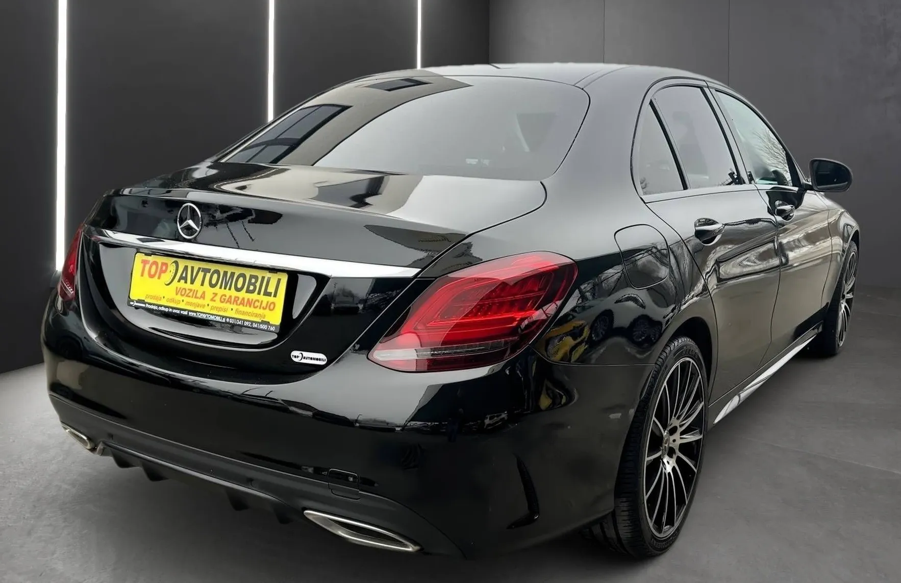 Zunanja slika - Mercedes-Benz C-Razred - C 200 AMG LINE LED DELNO USNJE NAVI KAMERA TEMPO.. - 8