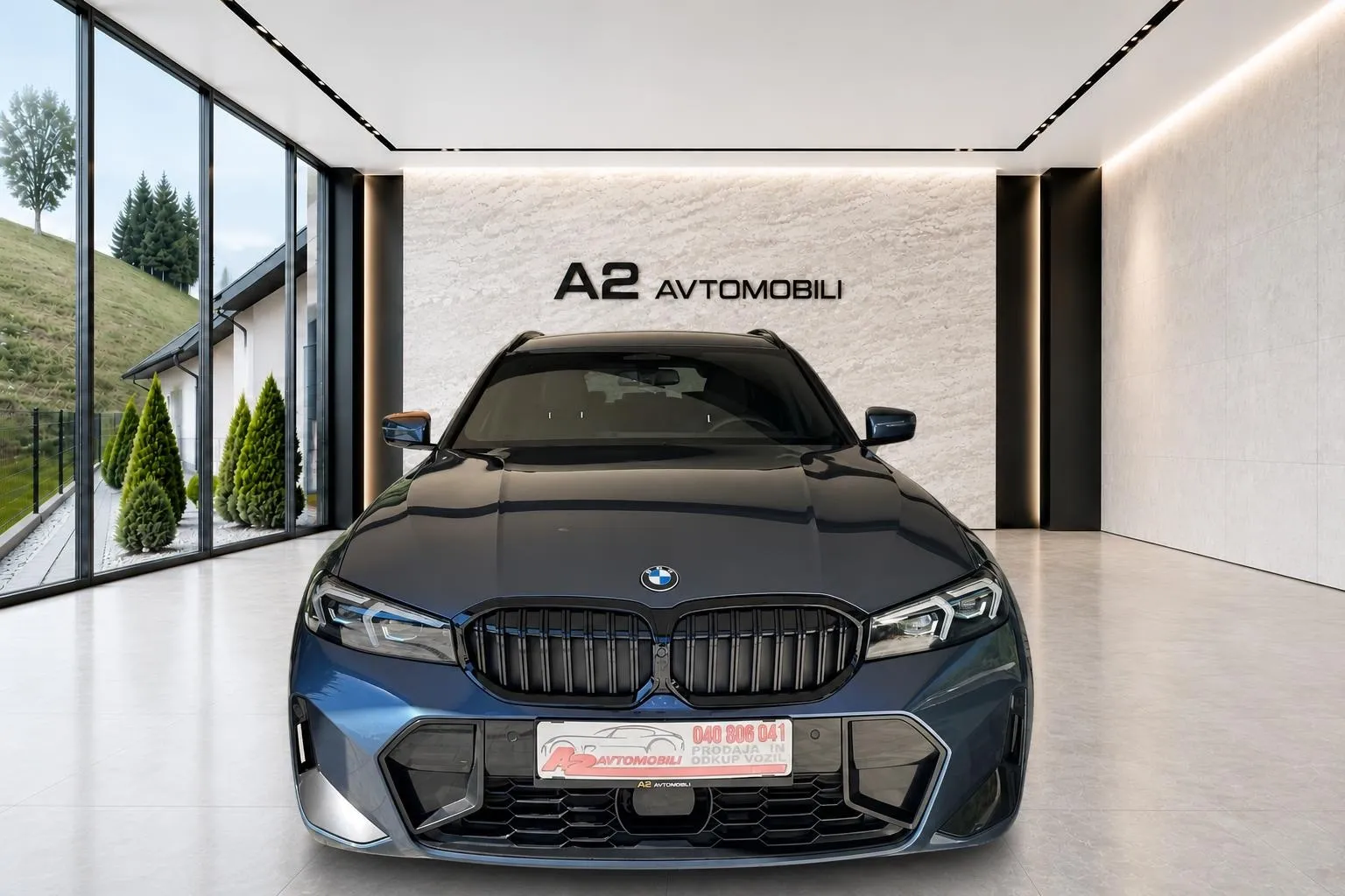 Notranja slika - BMW serija 3 Touring: - 320d xDrive  Avt.M-PRO-KAMERA360-ACC-HEAD UP-NAV.. - 7