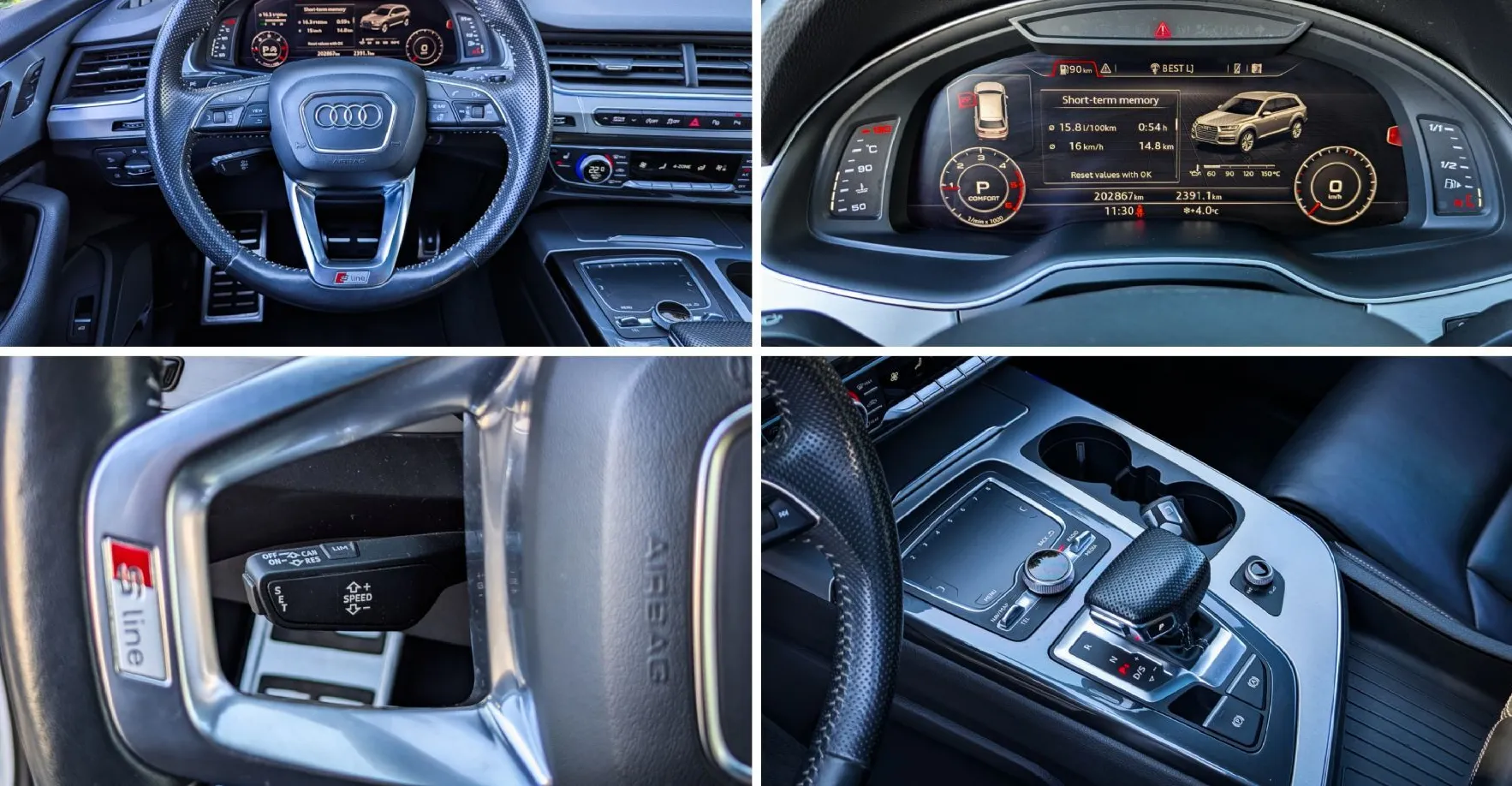 Zunanja slika - Audi Q7 - 3.0 TDI Quattro S-line 7 sed. kljuka BOSE Head-Up - 12