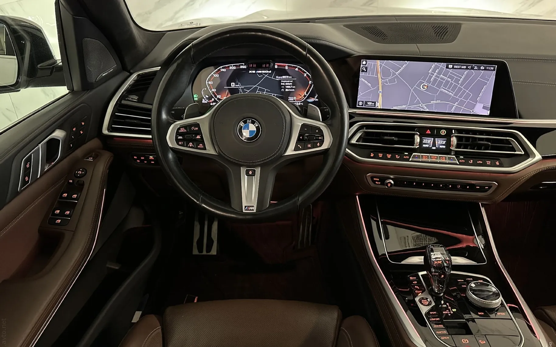 Notranja slika - BMW serija X5: - M50d|Laser|SkyL|Hlajenje|Masaža|ACC|SoftC|Harman|. - 8