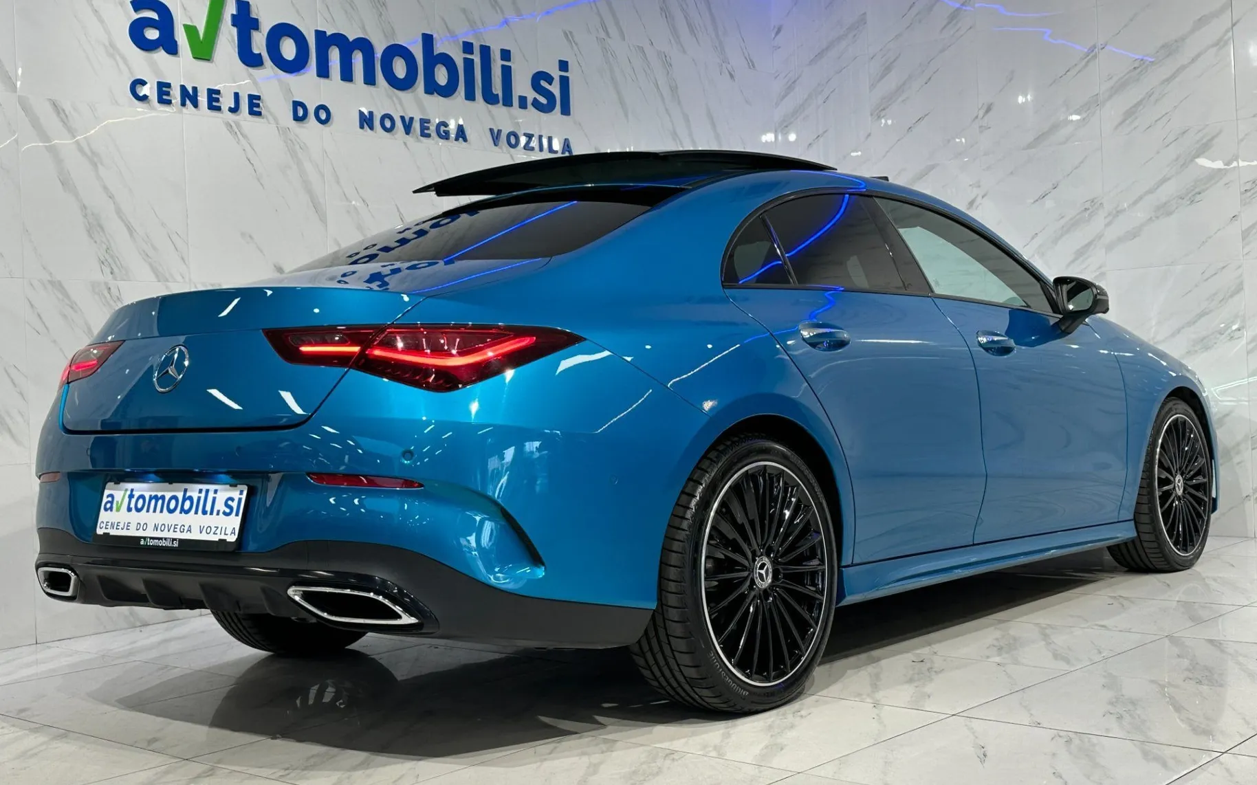 Zunanja slika - Mercedes-Benz CLA-Razred - 180d |AMG|Pano|Facelift|360K|Memory|HUD|Burmester| - 5