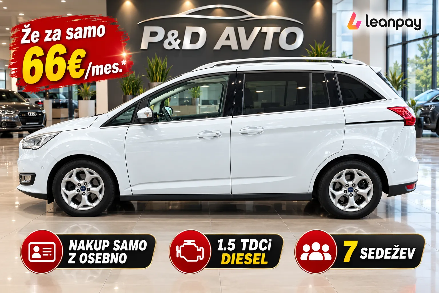 Zunanja slika - Ford C-MAX - Grand  1,5 TDCi Trend - 1