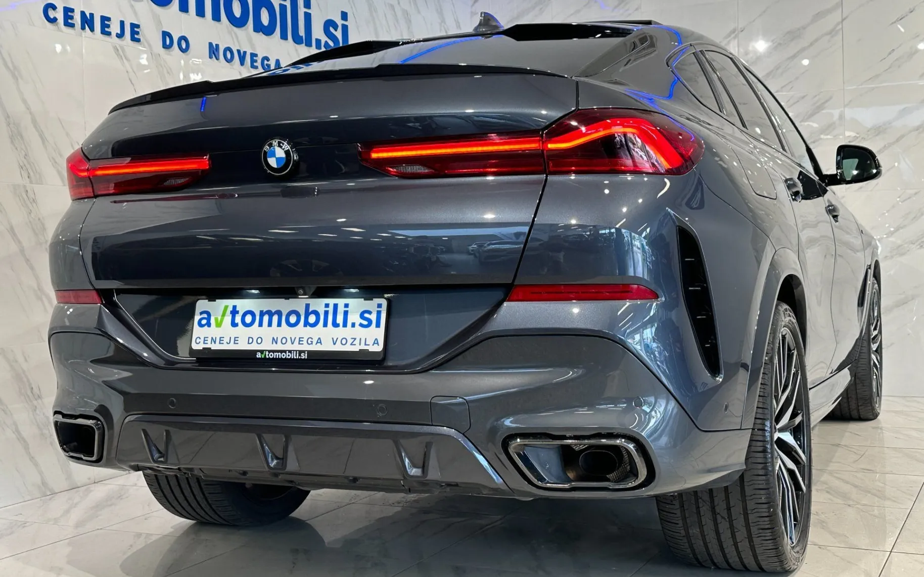 Notranja slika - BMW serija X6: - xD40d|M|SkyL|22col|Laser|4WS|SoftC|Hlaj|ACC|Harm.. - 7