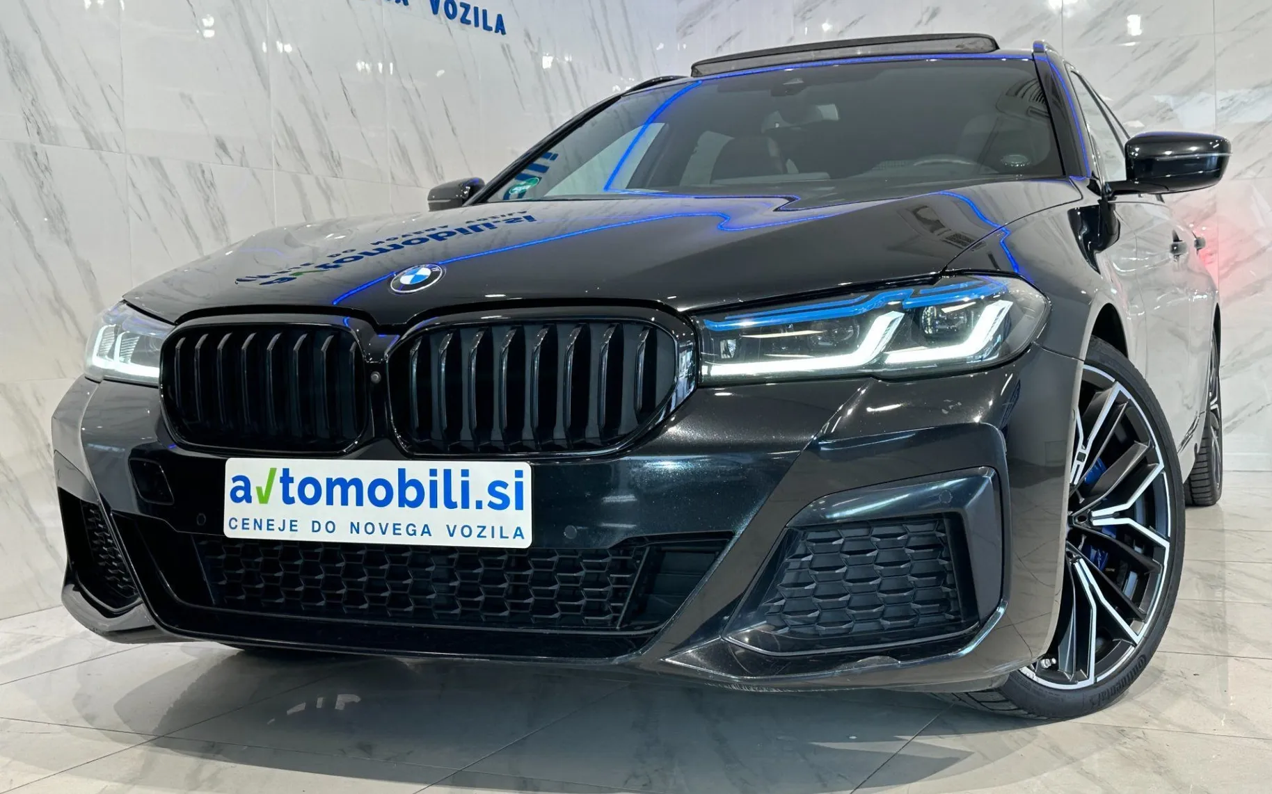 Zunanja slika - BMW serija 5 Touring: - 540d |xD|M|Laser|Pano|360K|HUD|Hlaj|Harman|Memory. - 3