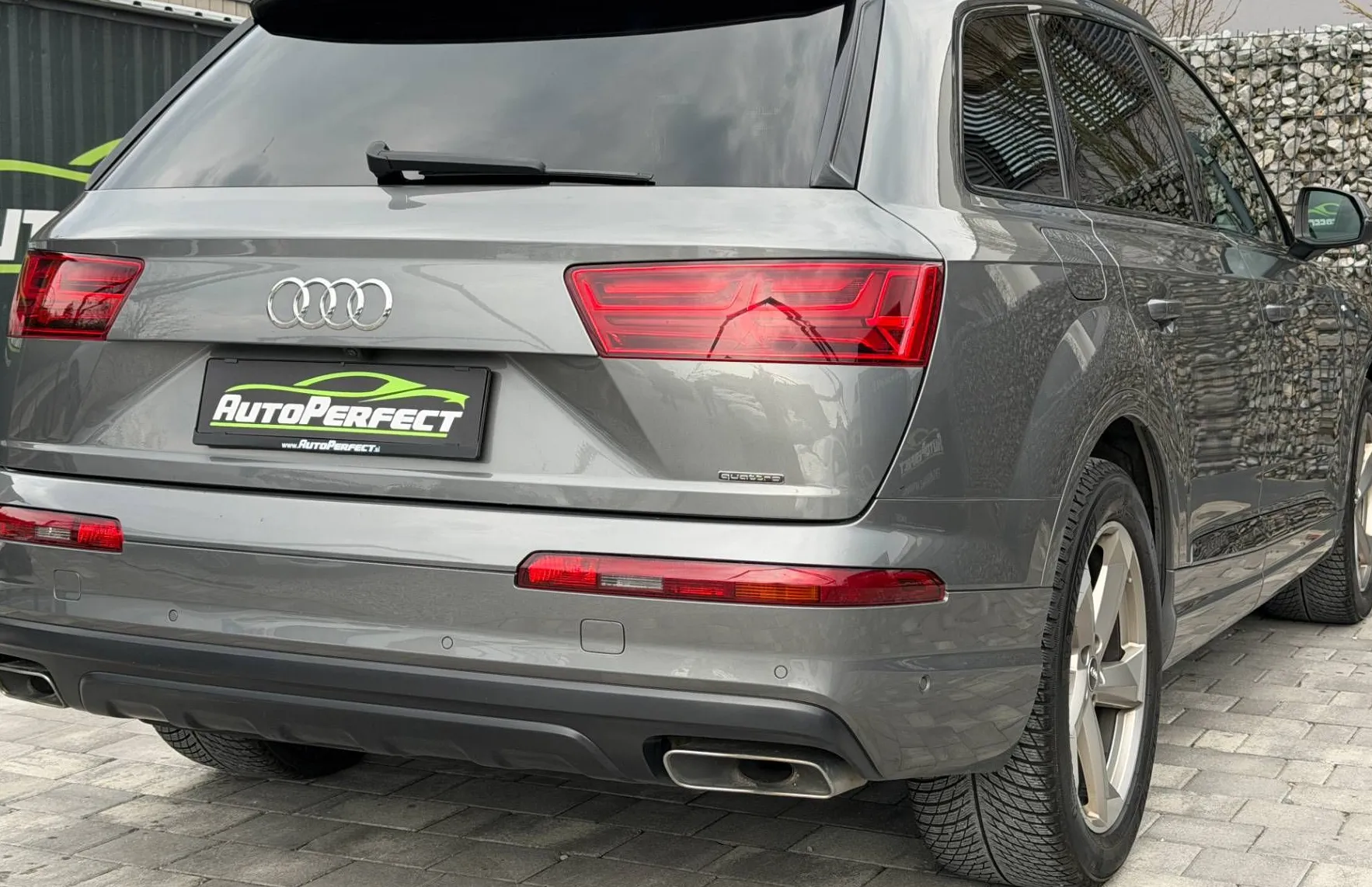 Zunanja slika - Audi Q7 - 3.0 TDI quattro 200kW S-Line |SLO|MATRIX|BOSE|4WS. - 6