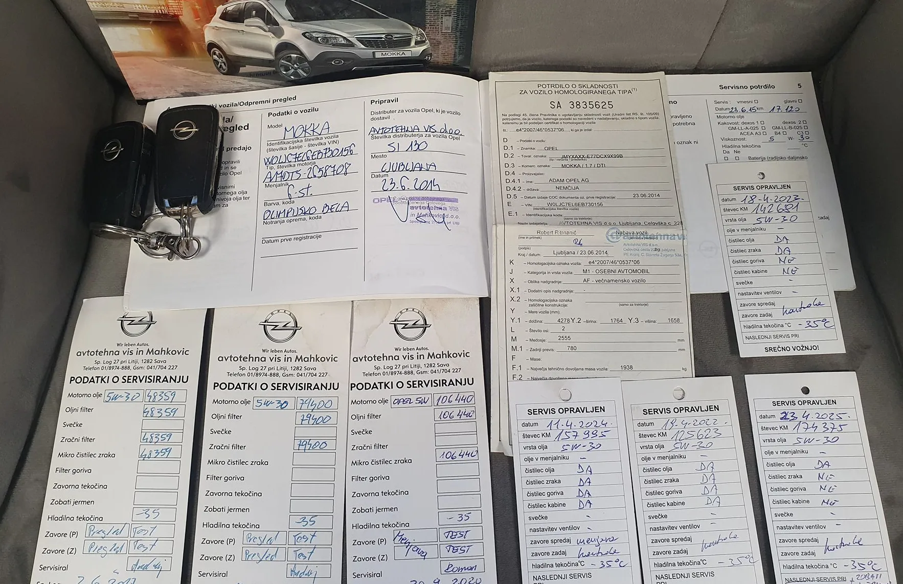 Zunanja slika - Opel Mokka - 1.7DTI-4X4-SLO-AVT.KLIMA-LED-PDC-ALU-SERVISIRANA.. - 11