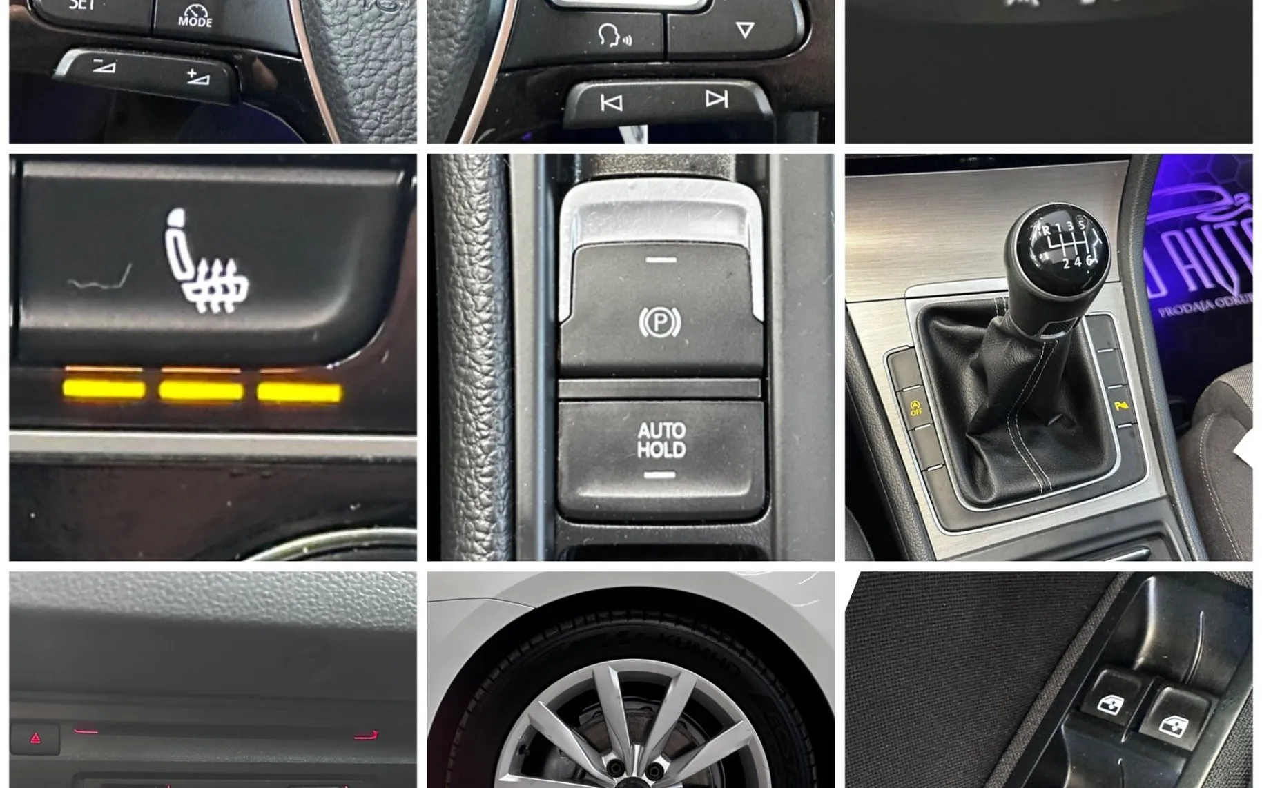 Notranja slika - VW Golf - 2.0 TDI R LINE+PANORAMA+LED+NAVI+GRETJE SEDEZEV... - 11