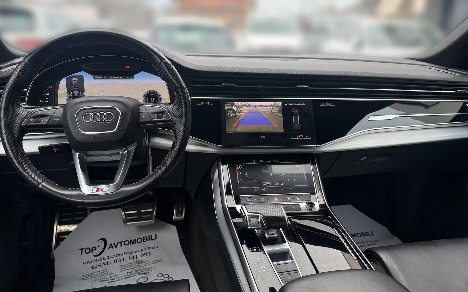 Zunanja slika - Audi Q8 - 50 TDI Q S LINE HD MATRIX ZRAČNO RADAR KAMERA ... - 18