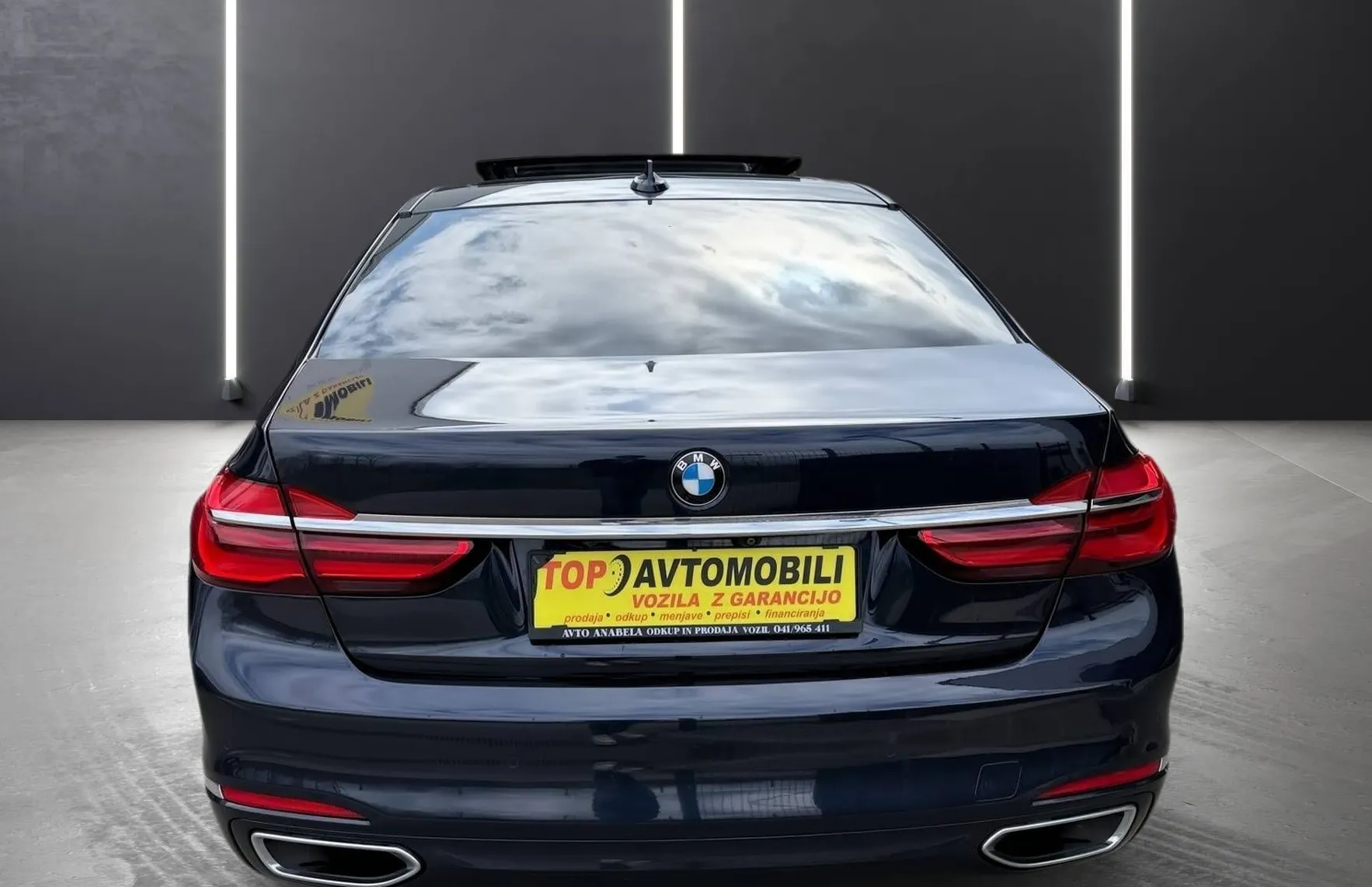 Zunanja slika - BMW Serija 7 - : 740Ld xDrive LED NAVI PDC MEMORY 360KAM RADAR TOP. - 6
