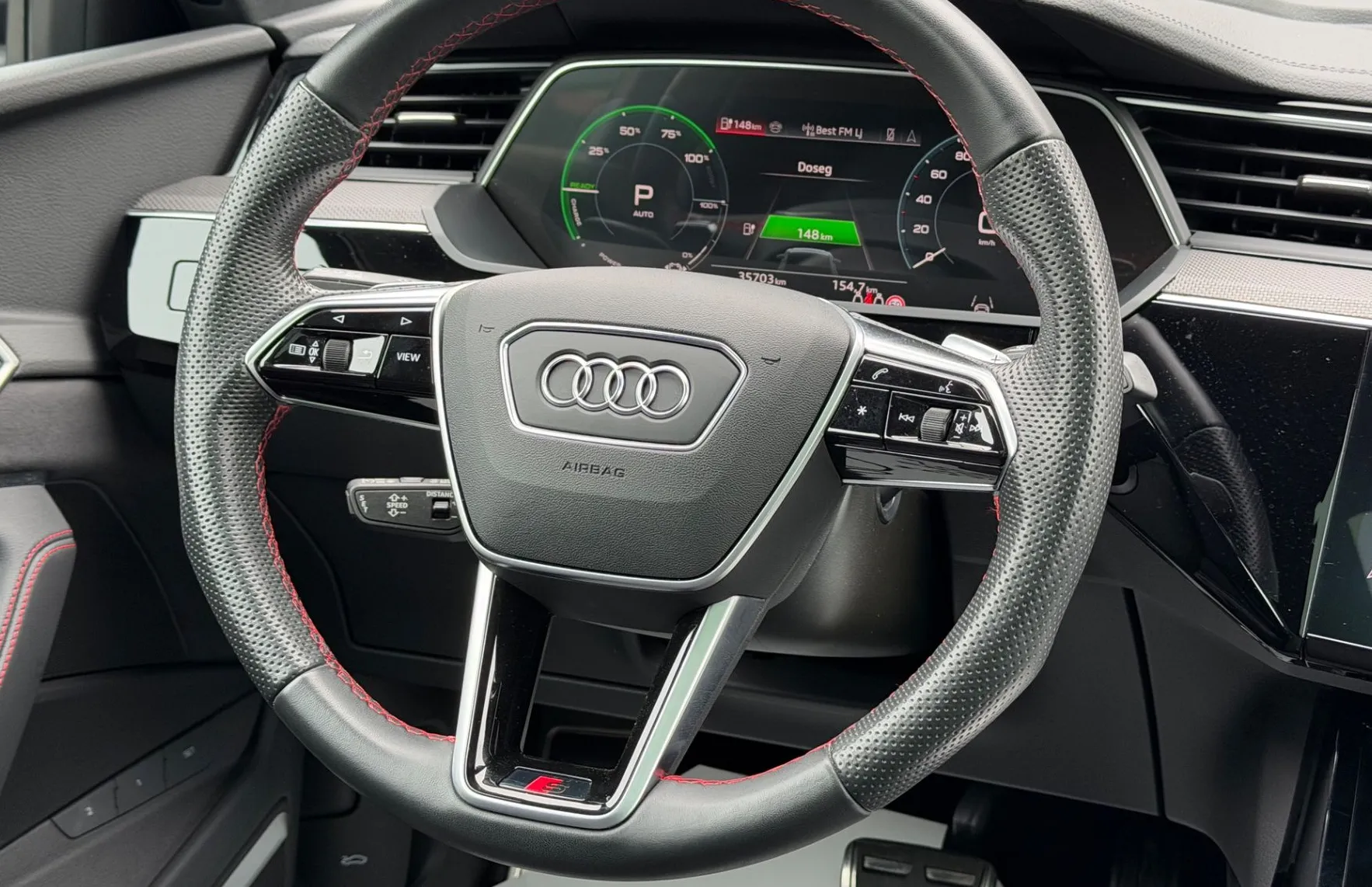 Zunanja slika - Audi Q8 e-tron Sportback - 55 quattro S-line MATRIX|KEYLESS|BO|SOFT CLOS - 12
