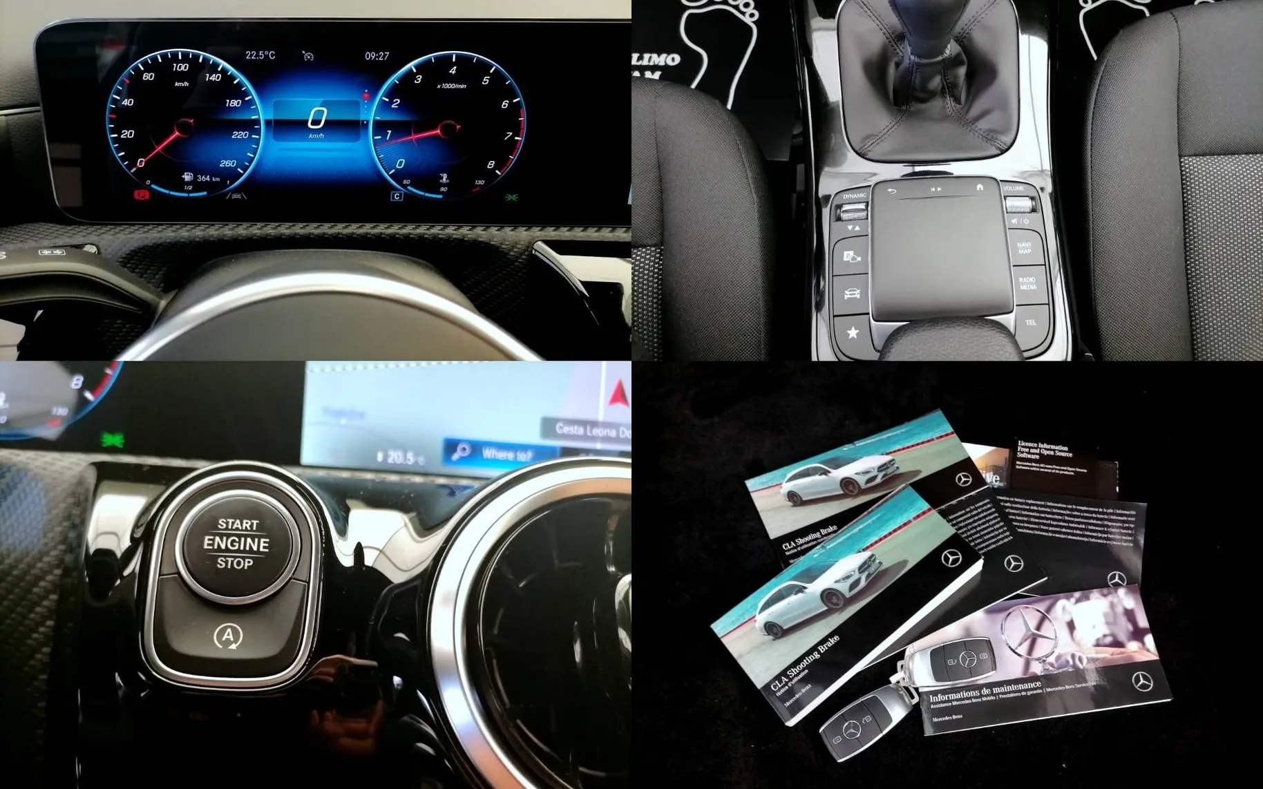 Notranja slika - Mercedes-Benz CLA Shooting Brake - CLA 180 Shooting Brake  LED NAVI KLJUKA 1.LASTNIK - 11