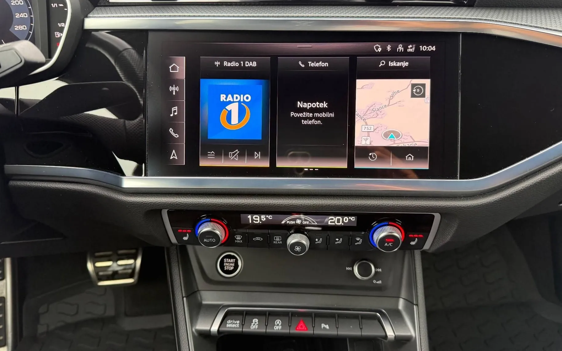 Notranja slika - Audi Q3 Sportback - 2.0 TDI S-line S-tronic-SLO-ACC-LED-Virtual-Navi - 10