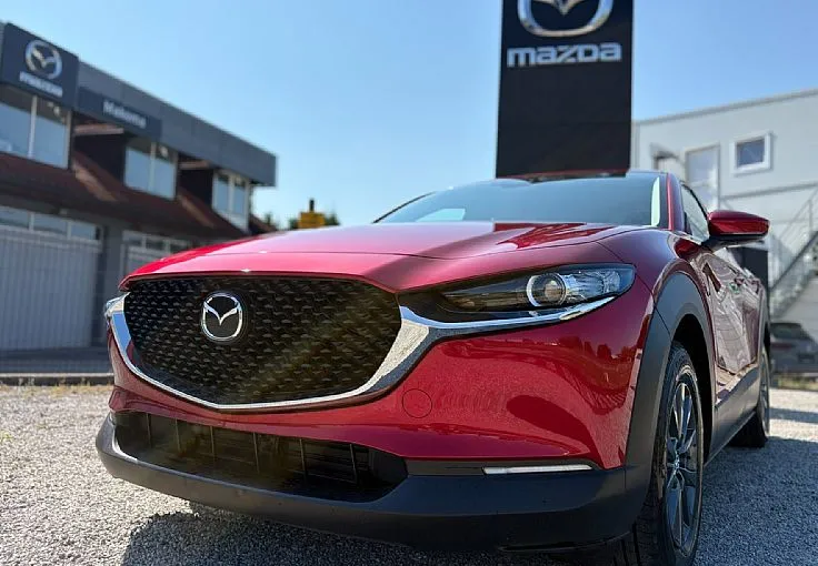 Zunanja slika - Mazda CX-30 - e-Skyactiv G140 Prime-line NA ZALOGI - 9