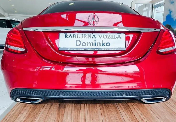 Zunanja slika - Mercedes-Benz C-Razred - C 220d FULL AMG-USNJE-KAMERA-TEMP-NAVI-LED-VIDEO - 5