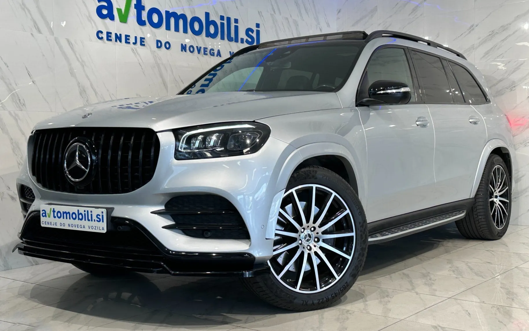 Zunanja slika - Mercedes-Benz GLS-Razred - 400d|4M|AMG|Pano|Zračno|ACC|Hlaj|Burm|360K|Kljuka. - 1