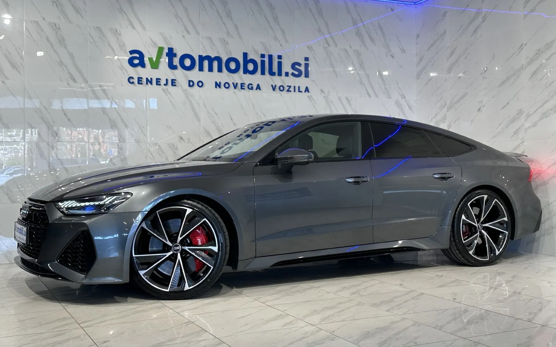 Zunanja slika - Audi RS7 - 4.0 TFSI |SoftC|NightV|HUD|Masaža|Hlajenje|ACC| - 2