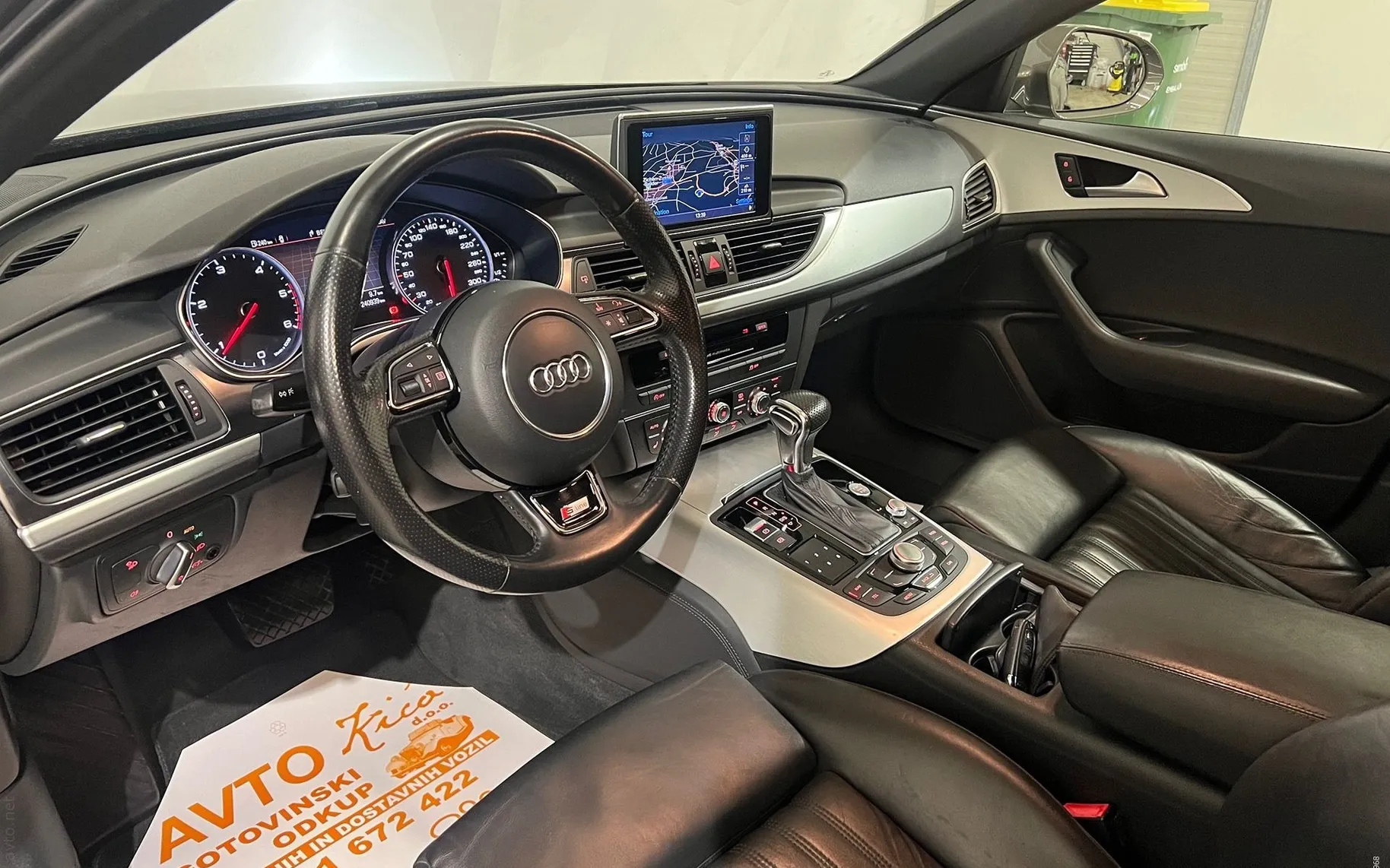 Notranja slika - Audi A6 Avant - 2.0 TDI-S-LINE-LED-AUTO-TEMPOMAT-NAVIGACIJA-PDC... - 9