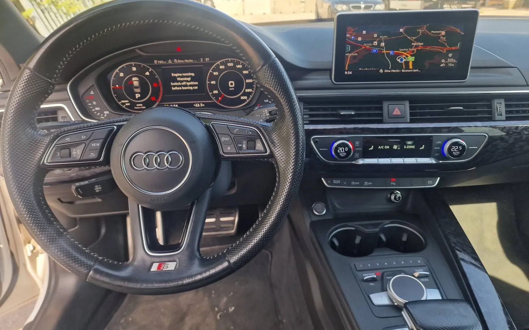 Notranja slika - Audi A4 Avant - 2.0 TDI 4x4 190PS S-LINE VIRTUAL-AMBIENT- KOT NO - 11