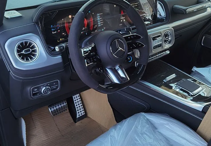 Zunanja slika - Mercedes-Benz G-Razred - 63 AMG V8 SUPERIOR•HLAJ-SED•KEYLESS•2X-TV•360•22C• - 5