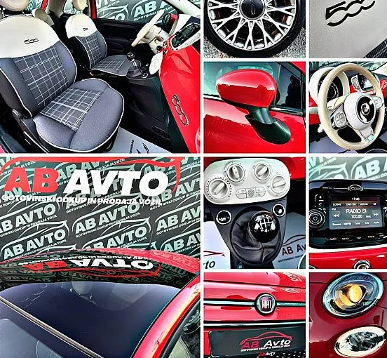 Zunanja slika - Fiat 500 - 1.2 8v Lounge+ALU+STR OKNO+LED+CITY+BREZPOLOGA+TOP - 12