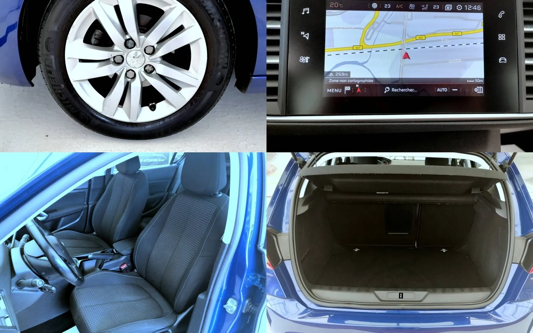 Notranja slika - Peugeot 308 - 1.5 BlueHDi 100 STT ALLURE 2XPDC ALU NAVI VRHUNS.. - 9