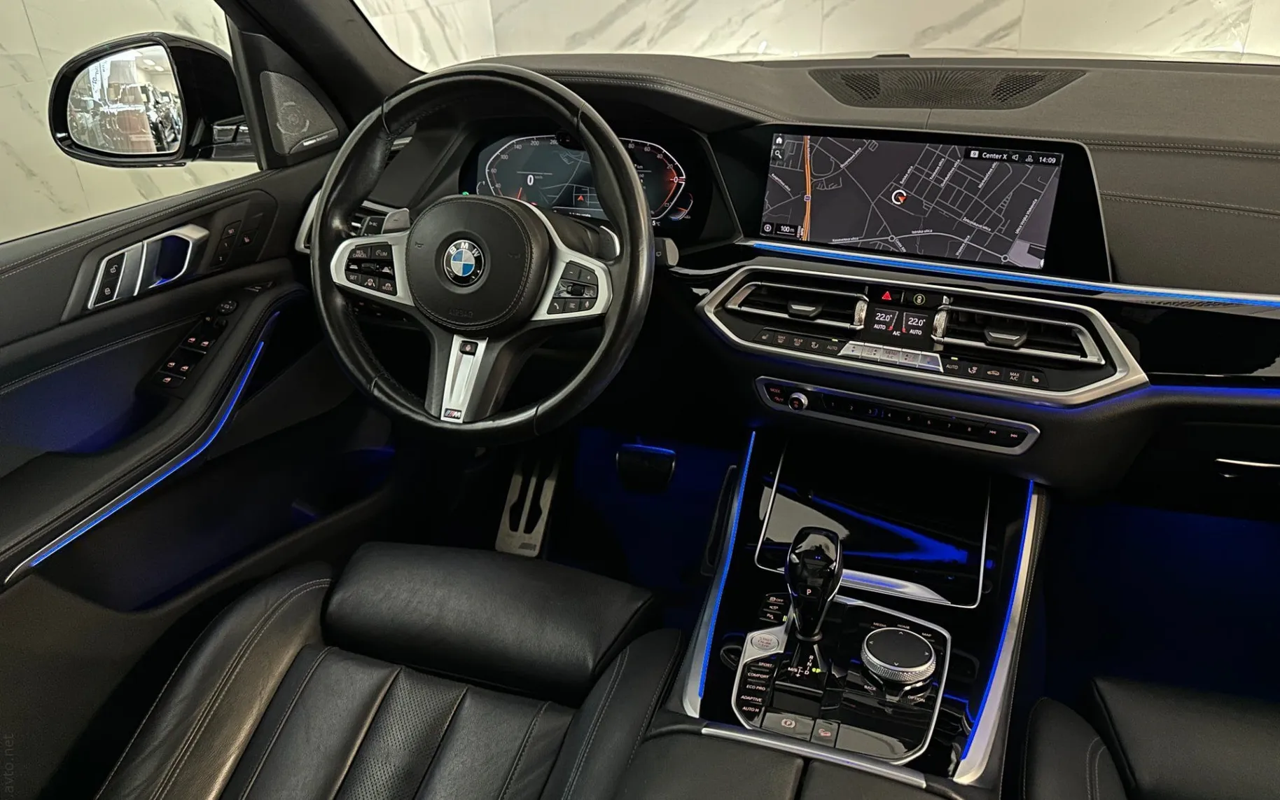 Notranja slika - BMW serija X5: - xD30d|M|Laser|Pano|ACC|360K|HUD|Kljuka|Harman|R2 - 10